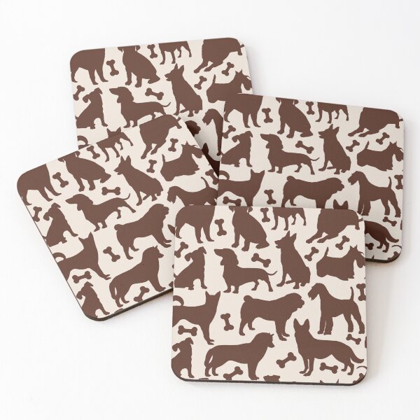 Item preview, Dog Breed Silhouette Pattern – Seamless Dogs Design designed and sold by Ginetta0815.
