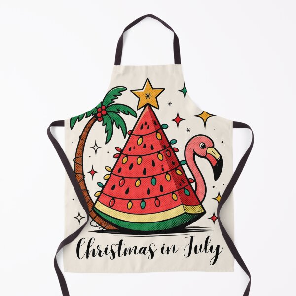 Item preview, Funny Christmas In July Watermelon Flamingo designed and sold by legendaryskins.