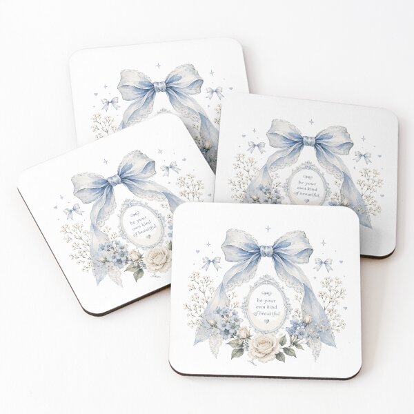 Item preview, Blue Bow Coquette Floral Design designed and sold by LunaVales.