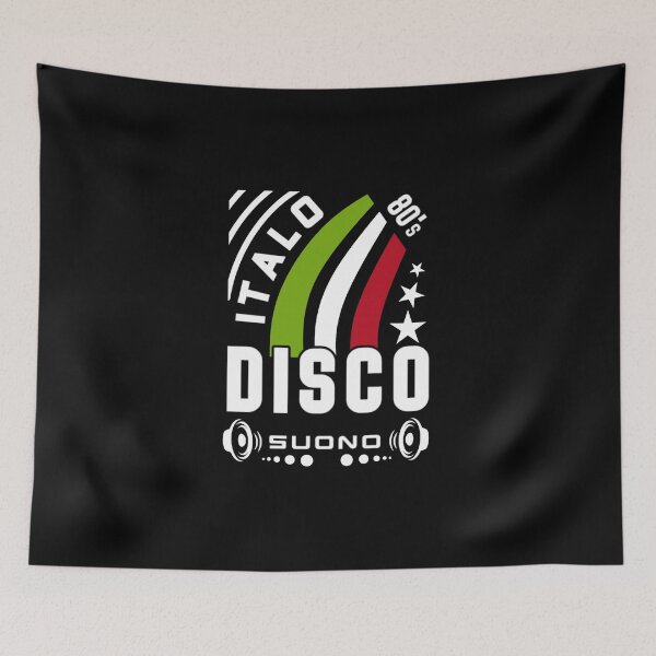 Item preview, Italo Disco Suono 80's Black designed and sold by Graphroad.
