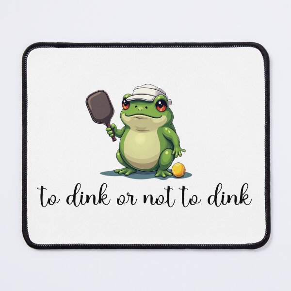 Item preview, To Dink or Not to Dink | Funny Pickleball Frog designed and sold by WonderWaresGifts.