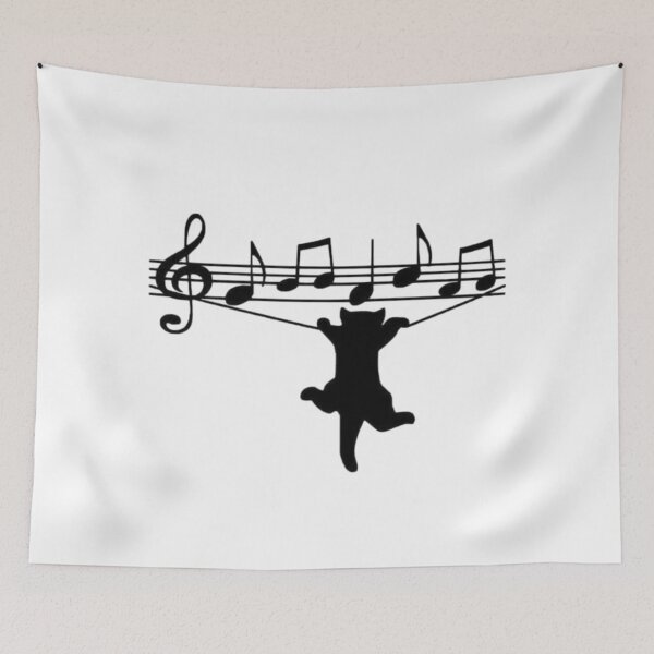 Item preview, Cat / Music / Sheet Music / Creative T-shirt / Funny T-shirt designed and sold by Creative T-shirts.
