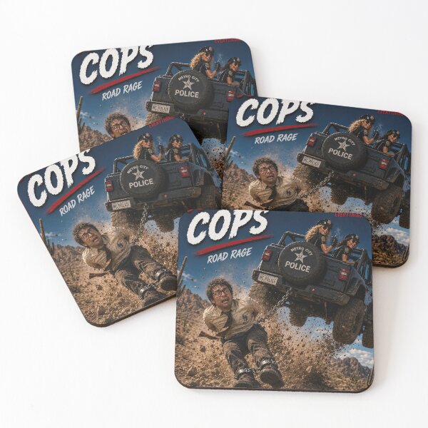 Item preview, Corrupted Cops – Road Rage | Retro Grindhouse Poster designed and sold by obstinator.