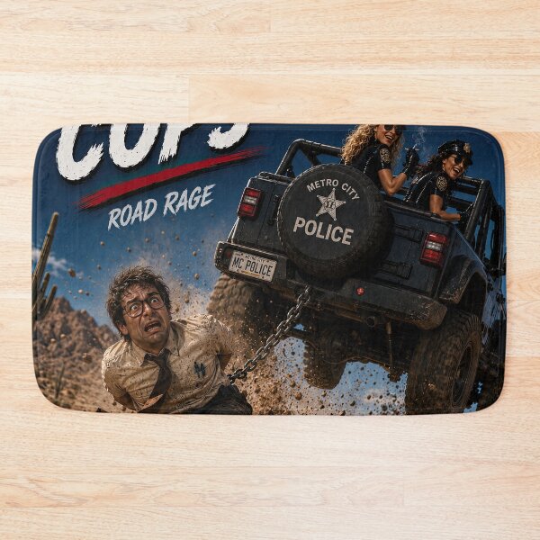 Item preview, Corrupted Cops – Road Rage | Retro Grindhouse Poster designed and sold by obstinator.
