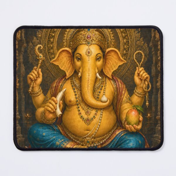 Item preview, 32 Forms Of Lord Ganesha - Tryakshara Ganapati – Lord of Sacred AUM  designed and sold by Homyar.