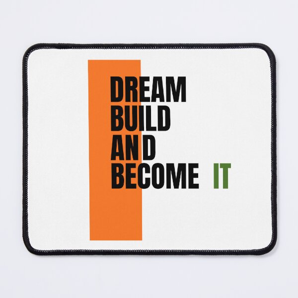 Item preview, Dream. Build. Become. – Inspirational Growth & Success Typography Design designed and sold by CKADigital.