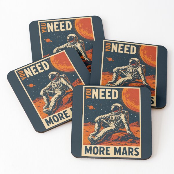 Item preview, Vintage Mars Poster designed and sold by GoodOldVintage.