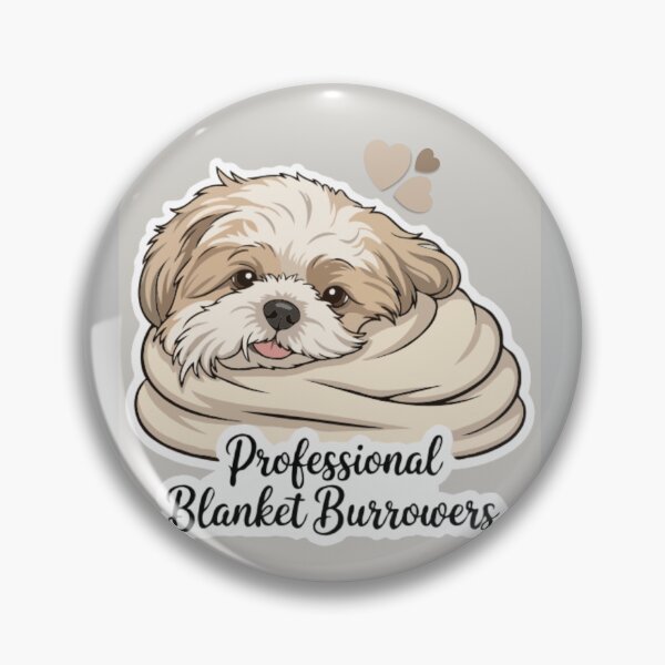 Item preview, Professional Blanket Burrower – Cute Shih Tzu Dog Lover Cozy Shirt T-Shirt designed and sold by PawsAndPallette .