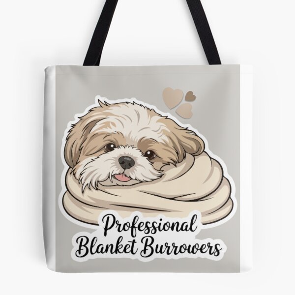Item preview, Professional Blanket Burrower – Cute Shih Tzu Dog Lover Cozy Shirt T-Shirt designed and sold by PawsAndPallette .