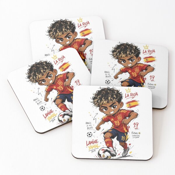 Item preview, Lamine Yamal Spain Chibi Anime Football Art designed and sold by GenZINISH.