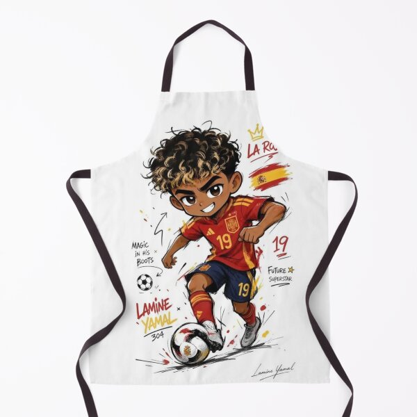 Item preview, Lamine Yamal Spain Chibi Anime Football Art designed and sold by GenZINISH.
