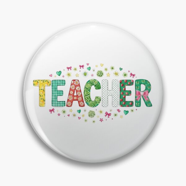 Item preview, Teacher Appreciation Mixed-Pattern Typography with Floral Elements  designed and sold by VibranPalette.