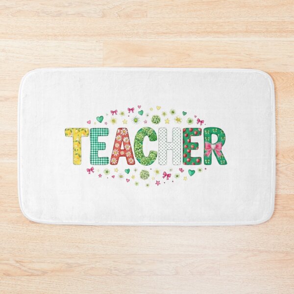 Item preview, Teacher Appreciation Mixed-Pattern Typography with Floral Elements  designed and sold by VibranPalette.