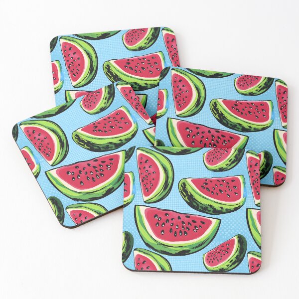 Item preview, Watermelon Pop Art Fruit Funny Watermelon Day Vintage Vegetarian Food designed and sold by SecretDicer.