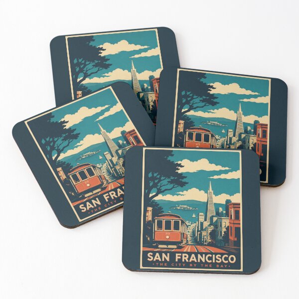 Item preview, San Francisco - The City By The Bay designed and sold by GoodOldVintage.