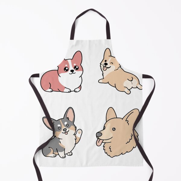 Item preview, Corgi Sticker - 4 Cute Kawaii Poses designed and sold by SatyaYug.