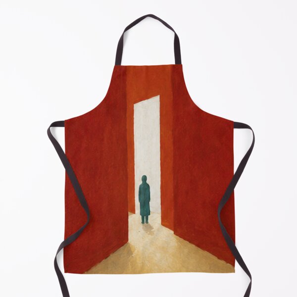 Item preview, "Exit" – Minimalist Red Abstract Art Print. By Moodzu designed and sold by Moodzu.