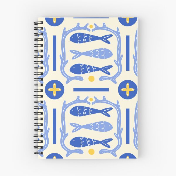 Item preview, Blue Fish Tile – Mediterranean Pattern Design designed and sold by BuckaBaby.