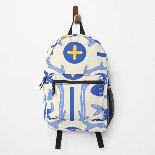 Item preview, Blue Fish Tile – Mediterranean Pattern Design designed and sold by BuckaBaby.