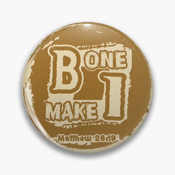 Item preview, Be One. Make One. Matthew 28:19 | Great Commission Christian Abstract Typography | Gold designed and sold by ZechJohnRB.