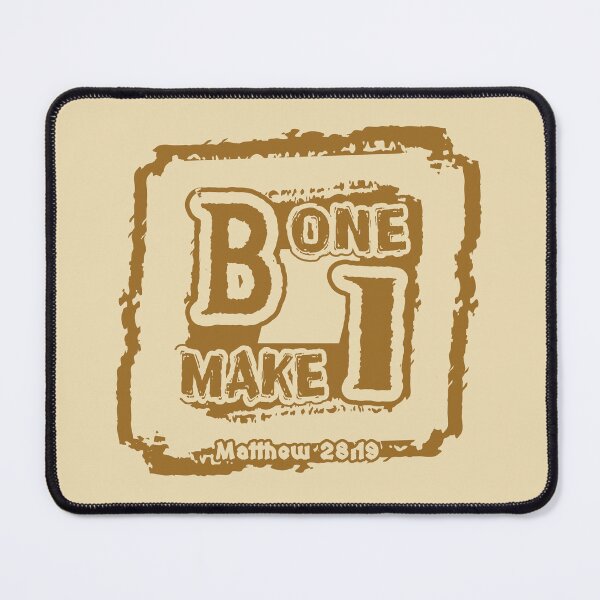 Item preview, Be One. Make One. Matthew 28:19 | Great Commission Christian Abstract Typography | Gold designed and sold by ZechJohnRB.