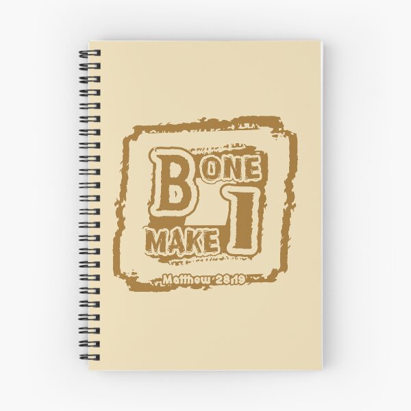 Item preview, Be One. Make One. Matthew 28:19 | Great Commission Christian Abstract Typography | Gold designed and sold by ZechJohnRB.