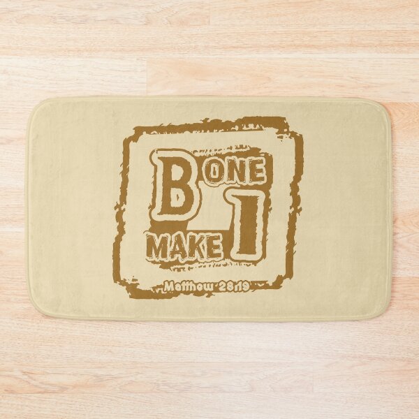 Item preview, Be One. Make One. Matthew 28:19 | Great Commission Christian Abstract Typography | Gold designed and sold by ZechJohnRB.