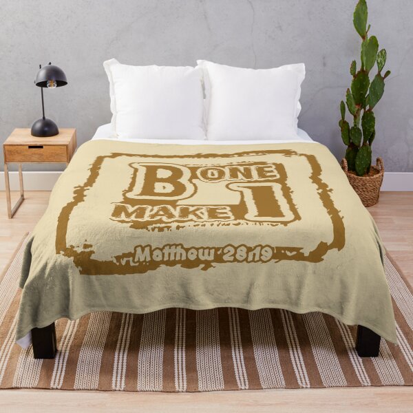 Item preview, Be One. Make One. Matthew 28:19 | Great Commission Christian Abstract Typography | Gold designed and sold by ZechJohnRB.