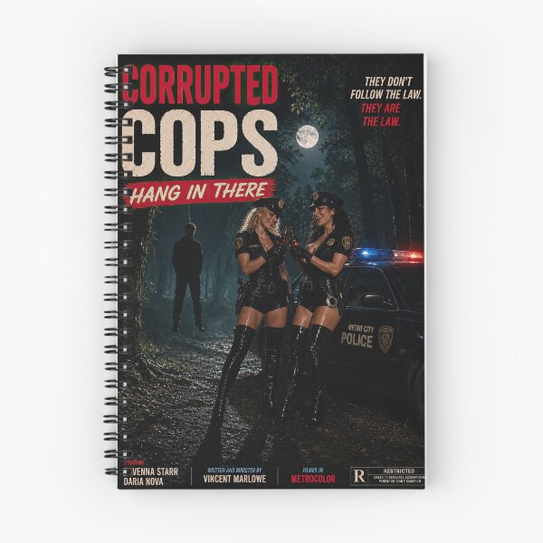 Item preview, Corrupted Cops – Hang in There | Retro Grindhouse Poster designed and sold by obstinator.