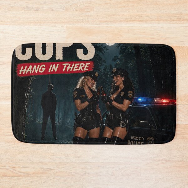 Item preview, Corrupted Cops – Hang in There | Retro Grindhouse Poster designed and sold by obstinator.
