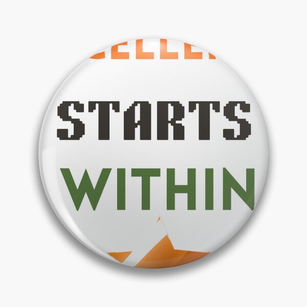 Item preview, Excellence Starts Within – Inspirational Typography Motivation Design designed and sold by CKADigital.