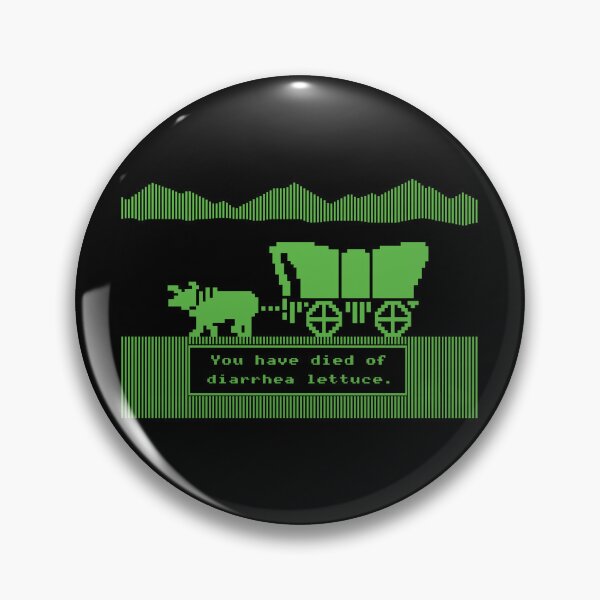 Item preview, Retro You Have Died Of Diarrhea Lettuce OregonTrail Funny Meme designed and sold by DarrinReilly.