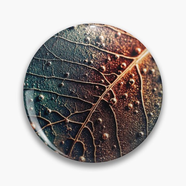 Item preview, Galaxy Dew Drops Leaf Macro Photo designed and sold by WitchyBotanicaArt.