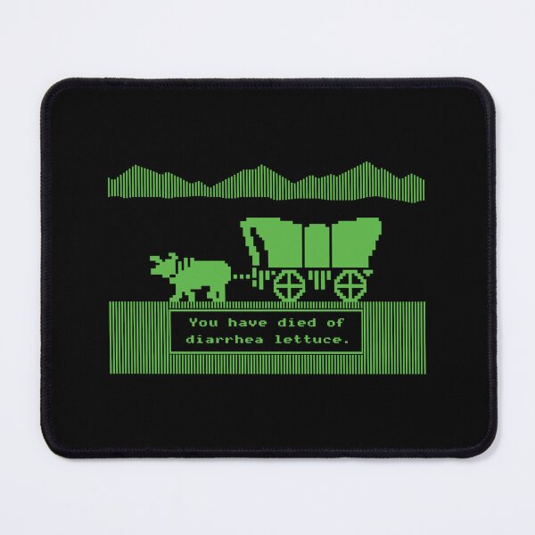 Item preview, Retro You Have Died Of Diarrhea Lettuce OregonTrail Funny Meme designed and sold by DarrinReilly.