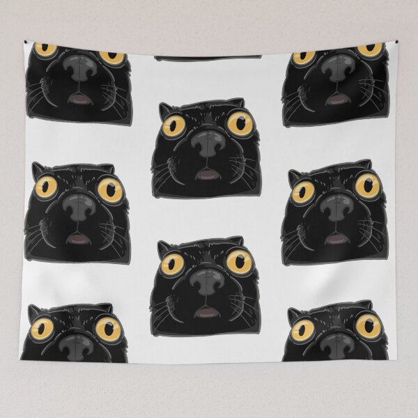 Item preview, Surprised Black Cat designed and sold by Studio26_.