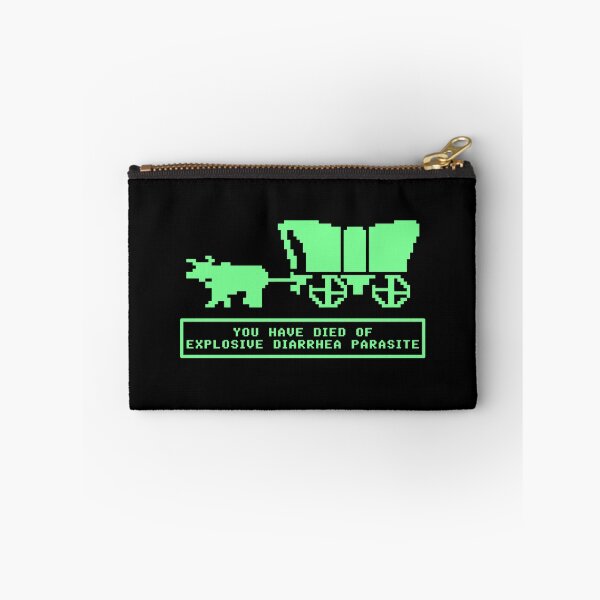 Item preview, Youu Have Died Of Explosive Diarrhea Parasite Oregon Trail Retro Game Meme designed and sold by DarrinReilly.