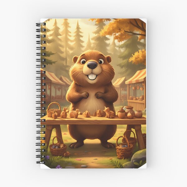 Item preview, Happy Beaver Adventures – Woodland Artisan Gathering designed and sold by Clothes With Smiling Animals Walt Gral.