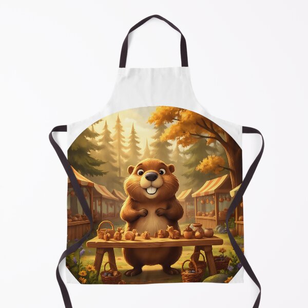Item preview, Happy Beaver Adventures – Woodland Artisan Gathering designed and sold by Clothes With Smiling Animals Walt Gral.