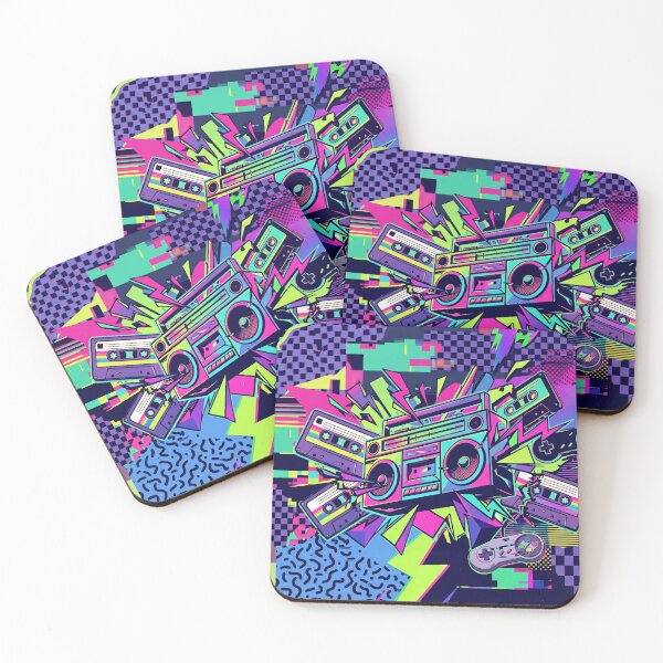 Item preview, Retro 90s Glitch Boombox and Controller designed and sold by BREWR.