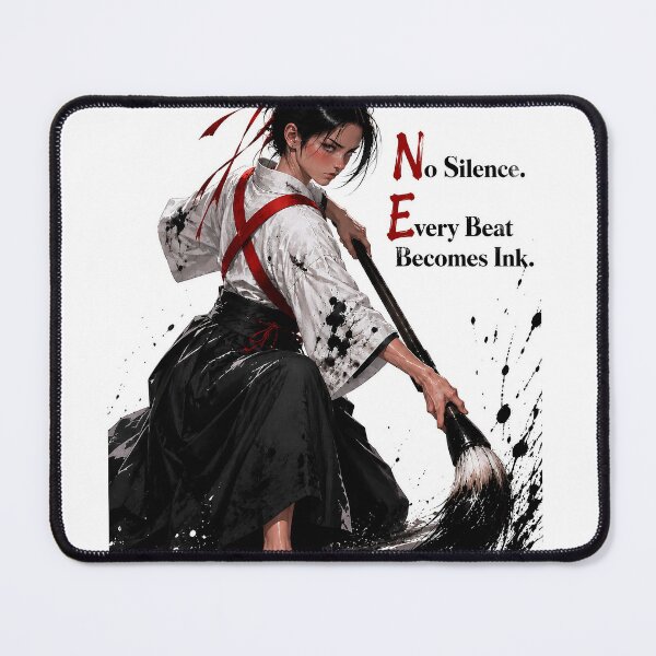Item preview, No Silence. Every Beat Becomes Ink. | Neo Edo designed and sold by Neo Edo Studio.