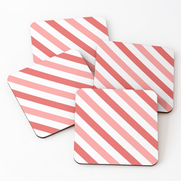 Item preview, Terracotta diagonal striped pattern  designed and sold by Pattern Petals.