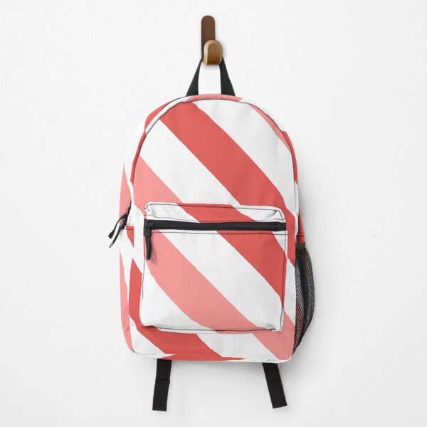 Item preview, Terracotta diagonal striped pattern designed and sold by Pattern Petals.