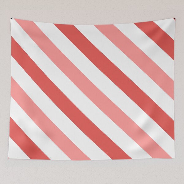 Item preview, Terracotta diagonal striped pattern  designed and sold by Pattern Petals.