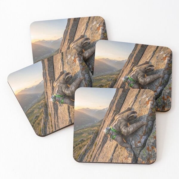 Item preview, Mountain Climbing Sloth is Summit Bound designed and sold by Tridentulus.