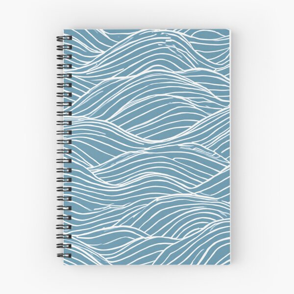 Item preview, Minimalist Japanese Style Ocean Waves Pattern designed and sold by Oddifys.