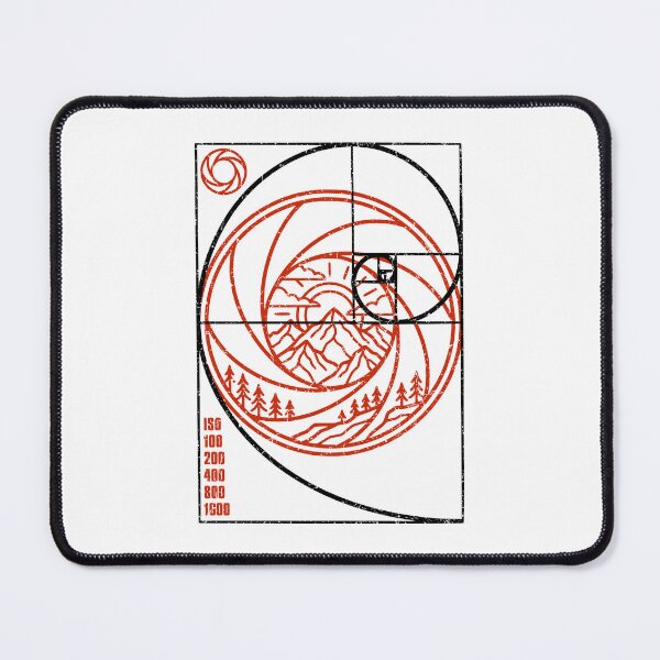Item preview, Photographer Camera Shutter Fibonacci Spiral Photography designed and sold by GrandeDuc.