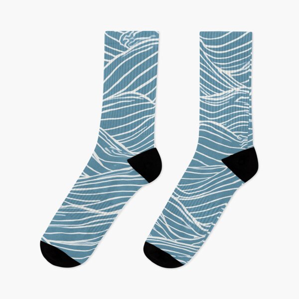 Item preview, Minimalist Japanese Style Ocean Waves Pattern designed and sold by Oddifys.