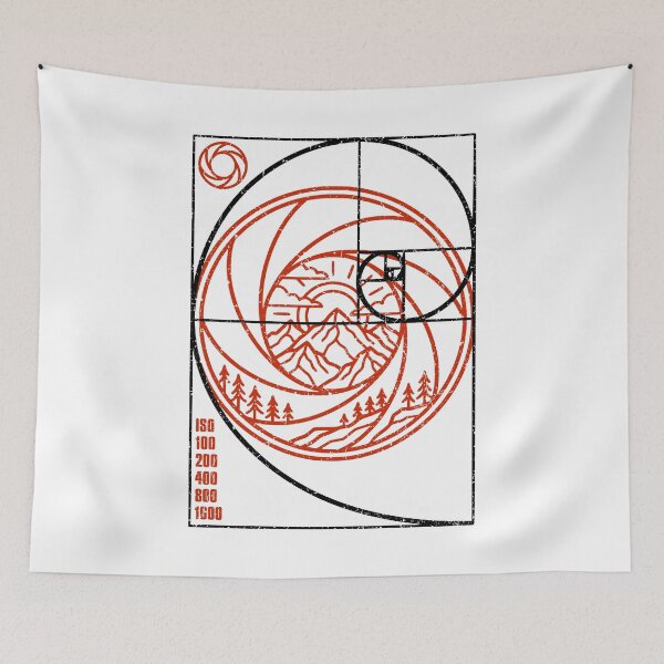 Item preview, Photographer Camera Shutter Fibonacci Spiral Photography designed and sold by GrandeDuc.
