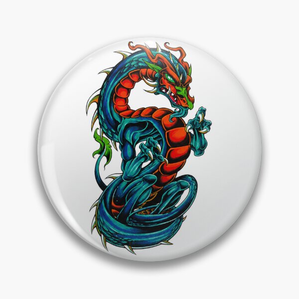 Item preview, Fantasy Dragon Traditional Tattoo Flash Art designed and sold by wizooo411.