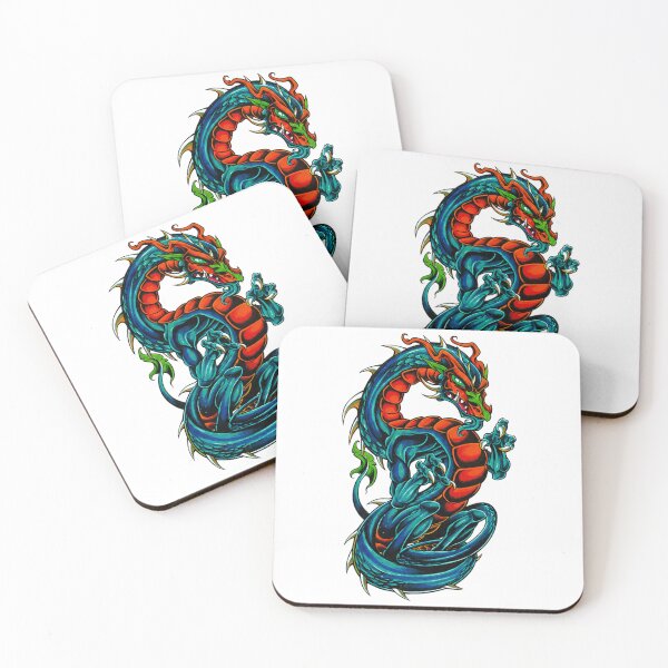 Item preview, Fantasy Dragon Traditional Tattoo Flash Art designed and sold by wizooo411.